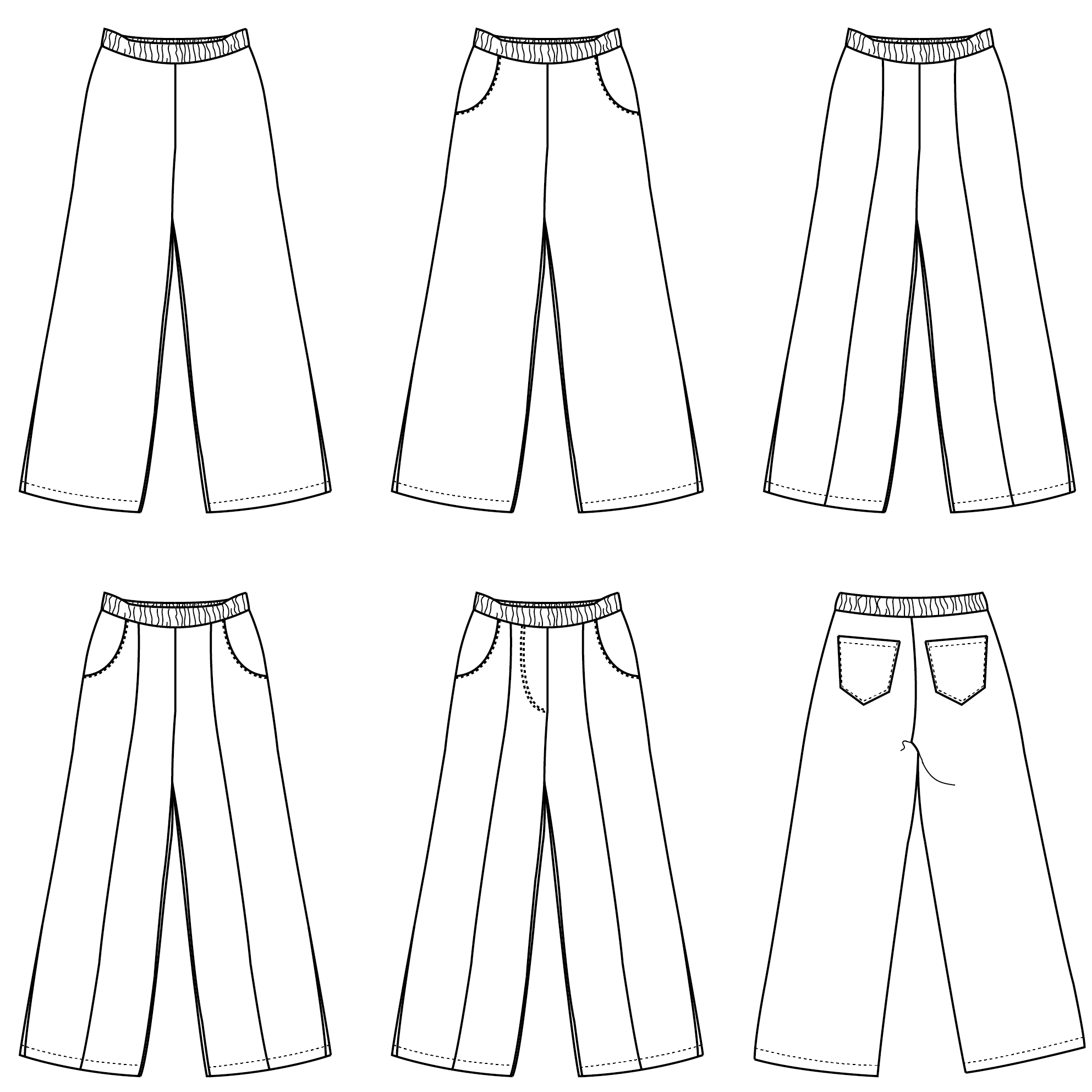 Bay pants pattern