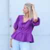 Evie blouse voor dames & tieners - papieren naaipatroon